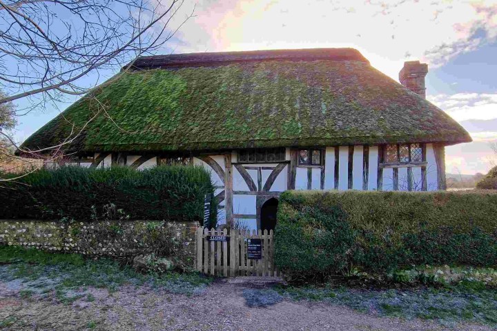 the roof of a house